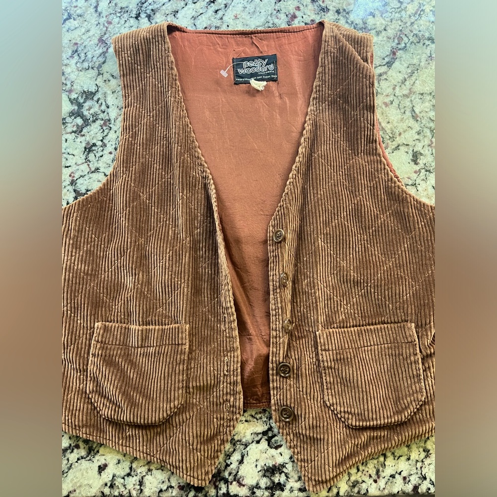 Vintage 1970’s Corduroy Vest